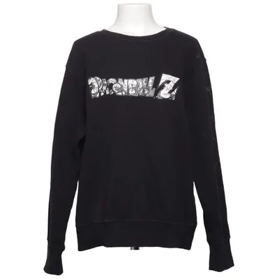 Sweatshirt (Black) from Uniqlo Kids Cotton, Elastane