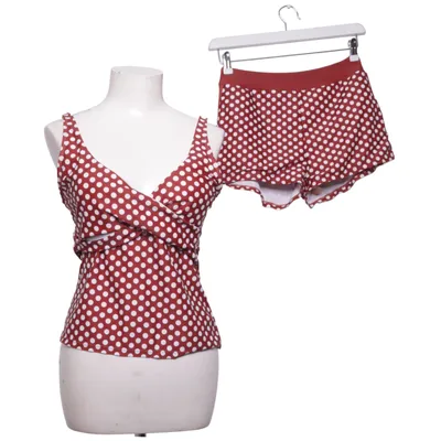 Tankini (Rot, Weiß) Elasthan, Polyester