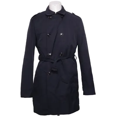 Trench coat (Gray) from Finshley & Harding Cotton, Polyamide