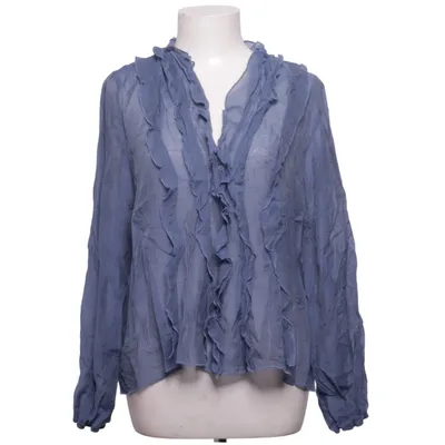 Bluse (Blå) fra Zara Lyocell, Polyamid