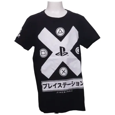 T-shirt (Noir, Blanc) de Playstation Coton