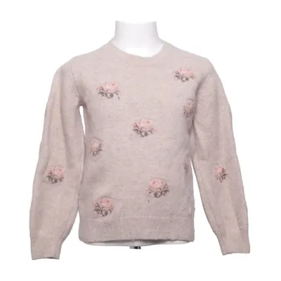 Sweater (Beige, Pink) from Newbie by KappAhl Wool