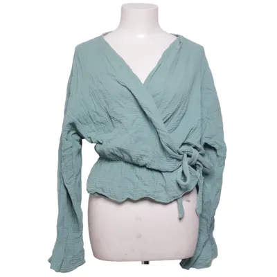 Wrap blouse (Green) Cotton