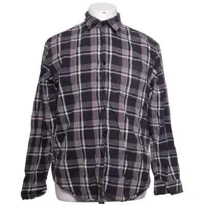 Flannel skjorte (Sort, Grå, Hvid) fra Blue Wear