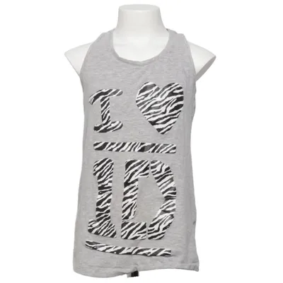 Tanktop  (Grå, Sort, Hvid) fra One Direction Bomuld, Elastan, Viscose