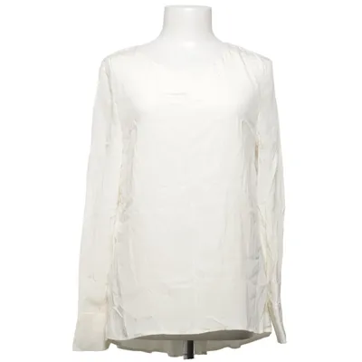 Bluse (Hvid) fra Marville Elastan, Silke