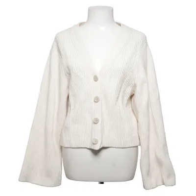 Cardigan (Blanc) de H&M Trend Coton, Polyamide, Laine
