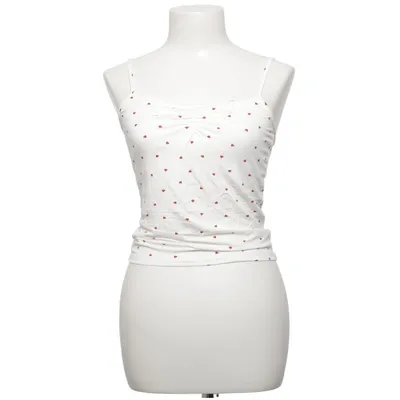Tanktop (Wit, Rood) van Lager 157 Elastaan, Viscose