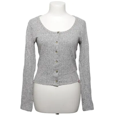 Cardigan (Gris) de Superdry Élasthane, Polyester, Viscose