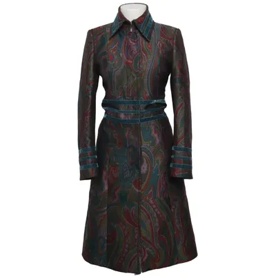 Frakke (Grøn, Flerfarvet) fra Karen Millen Acetat, Polyester, Viscose