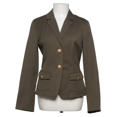 Blazer (Green) from Taifun Collection Cotton, Elastane, Polyamide, Polyester