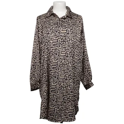 Dress (Black, Beige) from Creme Fraiche Polyester