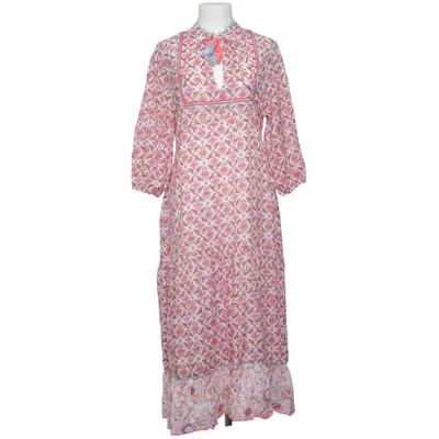 Maxikjole (Pink, Hvid, Flerfarvet) fra Place du Soleil Bomuld, Viscose