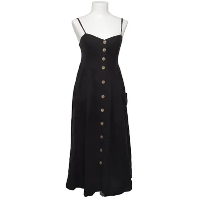 Dress (Black) from Urban Outfitters Linen, Viscose