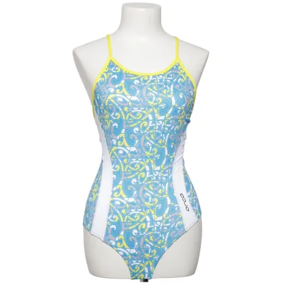 Badpak (Blauw, Geel, Wit) van Orca Polybutyleen, Polyester