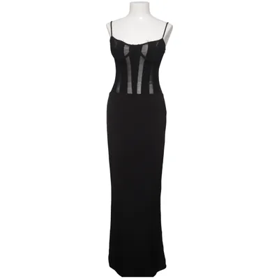 Maxi jurk (Zwart) van Meshki Elastaan, Polyamide, Polyester
