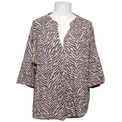 Blouse (Beige, Bleu) de Eskimo Coton, Viscose