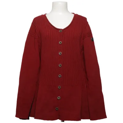 Strickjacke (Rot, Schwarz) von Olars Ulla Wolle
