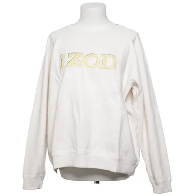 Collegetröja (Vit) från Izod Bomull, Polyester