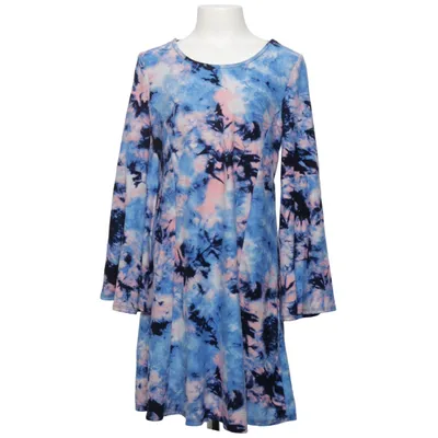 Klänning (Blå, Rosa, Flerfärgad) från Justice Elastan, Polyester