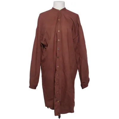 Blousejurk (Bruin) van Melmelli Katoen, Linnen