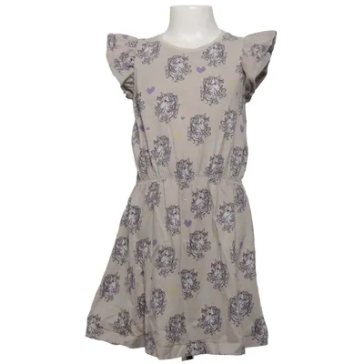 Kjole (Beige, Flerfarvet) fra Lindex Kids Bomuld