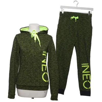 Tenue d'intérieur (Noir, Vert) de Adidas Neo Coton, Polyester