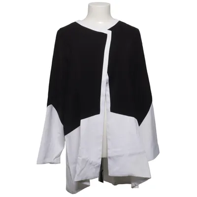 Cardigan (Black, White) from Gloockler Elastane, Polyester