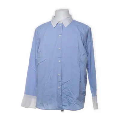 Skjorta (Blå, Vit) från H&M Bomull, Elastan, Polyester