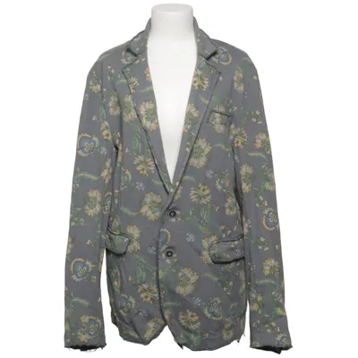 Blazer (Grå, Flerfarvet) fra Gianni Lupo Bomuld, Elastan