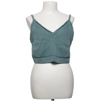 Crop Top (Blau) von Pure by Ulla Popken Baumwolle