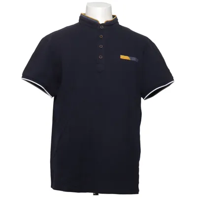 Polo shirt (Blue) from TMK Jeans Cotton, Elastane