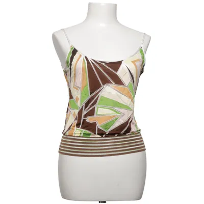 Tanktop  (Brun, Grøn, Flerfarvet) fra Missoni Sport Bomuld, Polyamid, Viscose