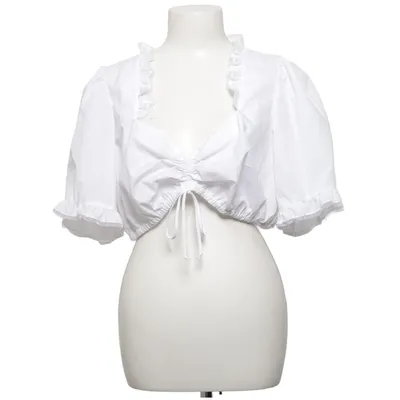 Dirndlbluse (Hvid) fra Kaiseralm Polyester, Viscose