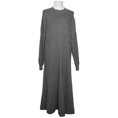 Jurk met col (Grijs) van H&M Katoen, Polyamide, Viscose, Wol