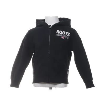 Sweat à capuche (Noir) de Roots Coton biologique, Polyester recyclé