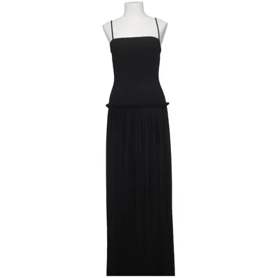 Robe longue (Noir) de ASOS Design Élasthane, Polyester