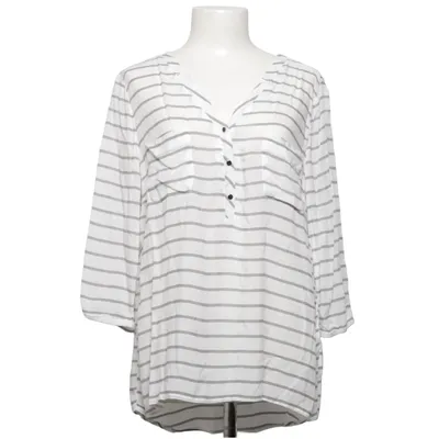 Bluse (Weiß, Grau) von Via Cortesa Viskose
