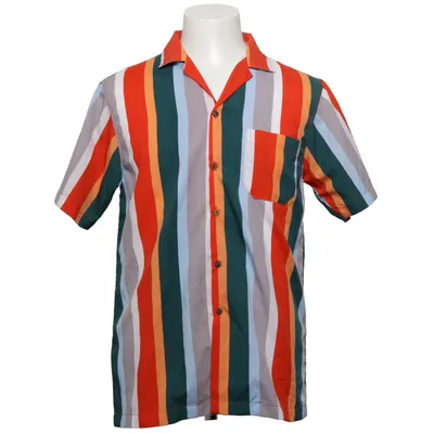 Kurzarmhemd (Rot, Blau, Orange) von WOOF Republic Polyester