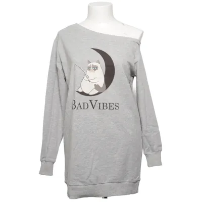 Collegetröja (Grå) från Grumpy Cat Bomull, Polyester