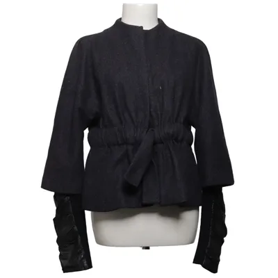 Jacke (Grau) von Lollys Laundry Leder, Polyester, Wolle