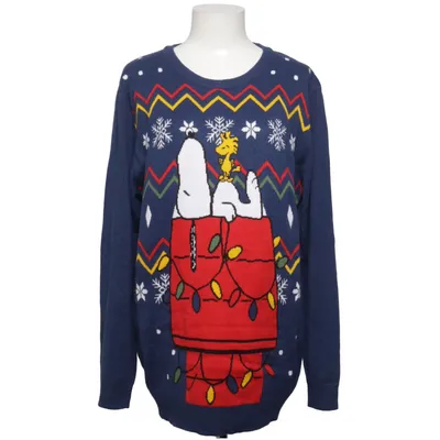 Pull de Noël (Bleu, Multicolore) de Peanuts Acrylique