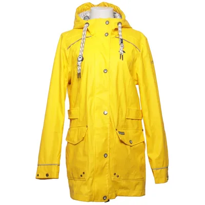Manteau imperméable (Jaune) de Schmuddelwedda Coton, Polyester, Polyuréthane