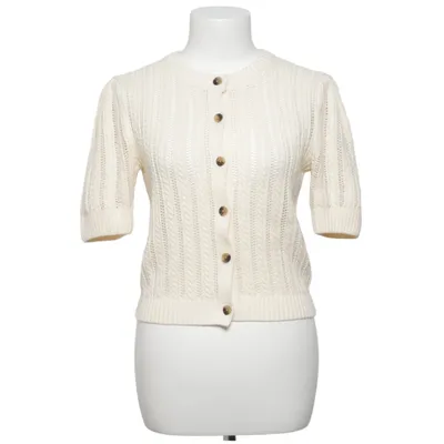 Cardigan (White) from H&M Acrylic, Cotton
