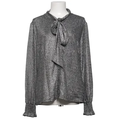 Blouse lavallière (Gris) de Hell Bunny