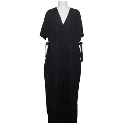 Jumpsuit (Zwart) van COS Katoen, Linnen