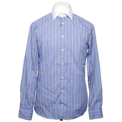 Shirt (Blauw, Meerkleurig) van Eton Katoen