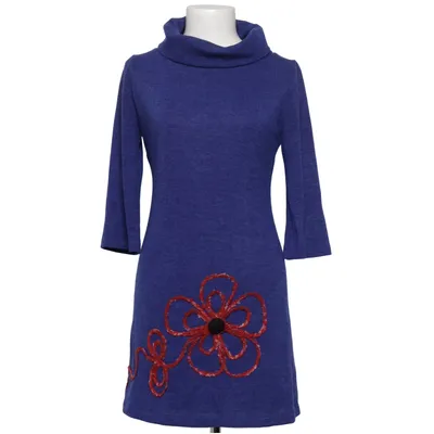 Turtleneck (Blå, Rød) fra Divina Providencia Elastan, Polyester