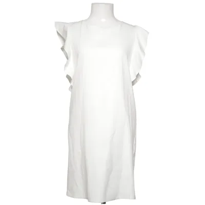 Dress (White) from Uplander Elastane, Polyester, Viscose