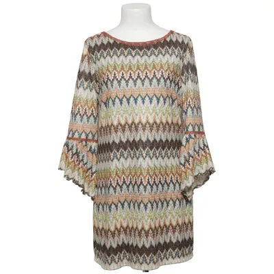 Jurk (Bruin, Meerkleurig) van Ana Alcazar Elastaan, Polyester